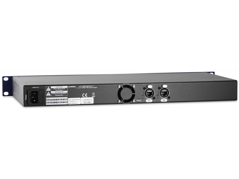 LUMINEX GigaCore 12 Ethernet switch  przełącznik siecowy audio video
